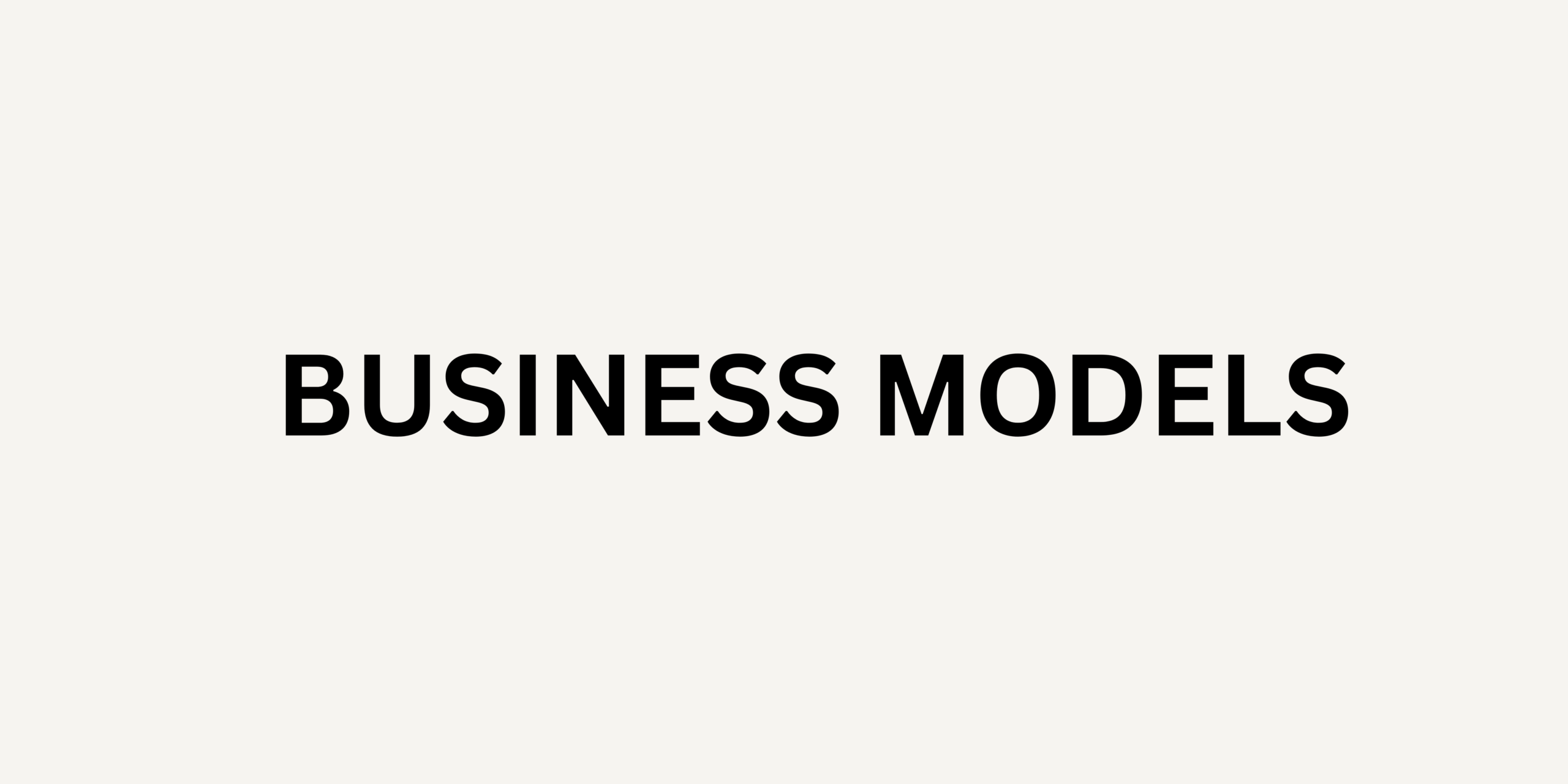 HOW TO FIX YOUR BUSINESS MODEL