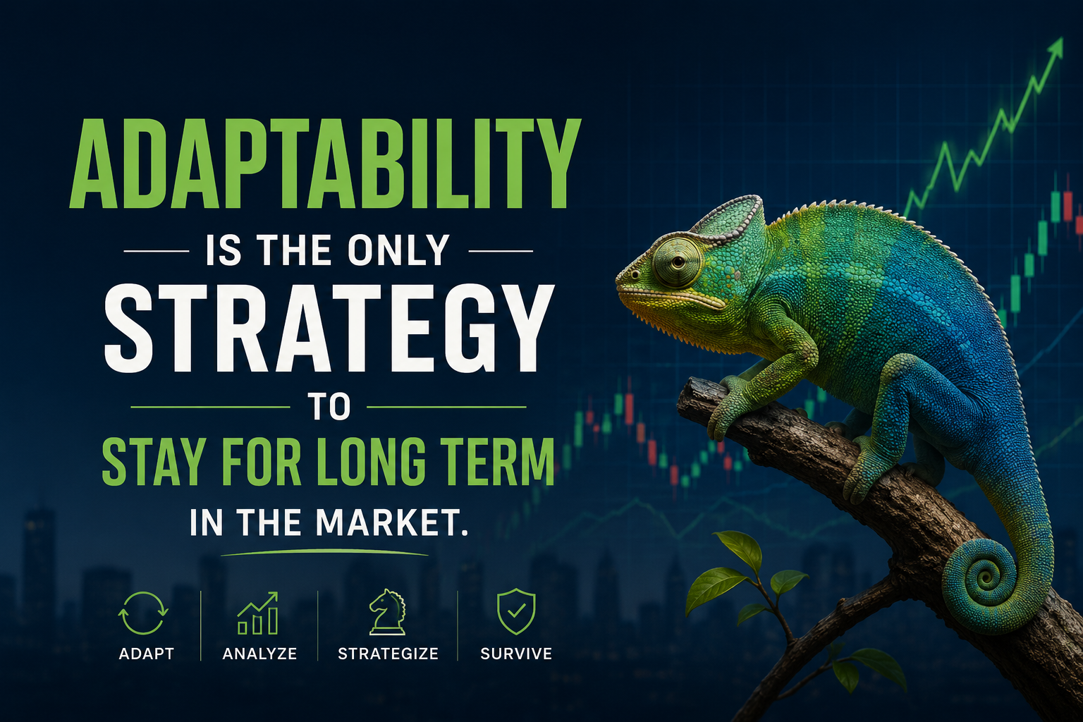 Adaptability Is the Only Strategy for Survival